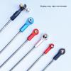 10Pcs M2 7.87" Pushrod Connector 304 Stainless Steel Rod Linkage for RC Model Airplane Helicopter Boat Car DIY Parts view 2