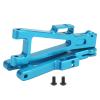 2Pcs RC Suspension Arm Aluminum Alloy, Front and Rear Lower Swing Arm for JLB 110/ Truck, DIY Upgrade Metal RC Lower Suspension Arm with Shock Absorbing, Strength (Blue) view 1