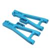 2Pcs RC Suspension Arm Aluminum Alloy, Front and Rear Lower Swing Arm for JLB 110/ Truck, DIY Upgrade Metal RC Lower Suspension Arm with Shock Absorbing, Strength (Blue) view 2