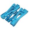2Pcs RC Suspension Arm Aluminum Alloy, Front and Rear Lower Swing Arm for JLB 110/ Truck, DIY Upgrade Metal RC Lower Suspension Arm with Shock Absorbing, Strength (Blue) view 3