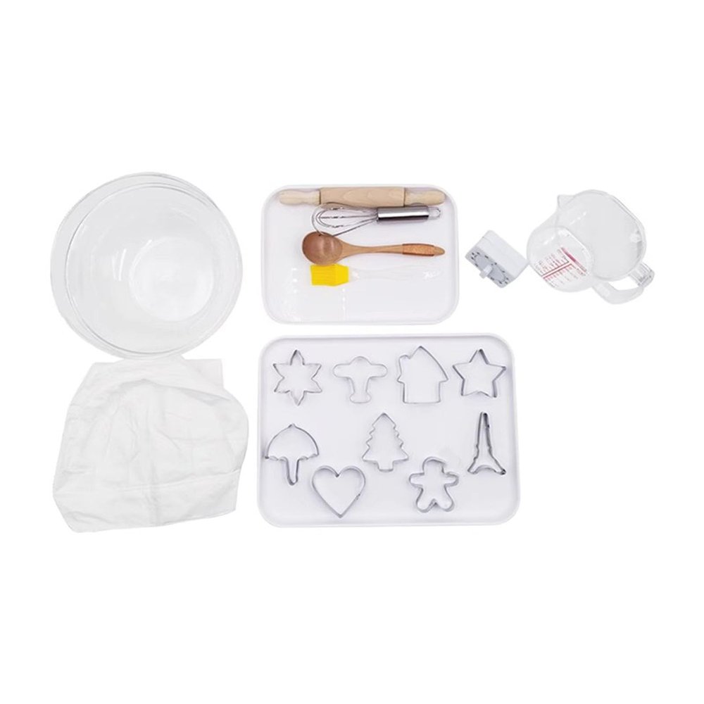 LLTCMAOYI Montessori Kitchen Baking Set Teaching Auxiliary Tools, Preschool Kitchen Toys