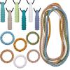 16 Pack Stretchy Coil Bracelets and 18 Pack Chewy Necklace view 2