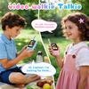 Kids Audio/Video Walkie Talkies, 2 Pack Rechargeable Walkie Talkies for Kids with 2 Screen & Camera & Voice Changer, Long Range Boys Girls Toys for Indoor Outdoor Camping Hiking Games (Pink/Blue) view 2
