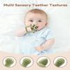 2 Pack Baby Teething Toys for 3-6 6-12 Months, Food Grade Silicone Teether Mitten, Baby Essentials Infant Teething Relief, Soothing Chew Toys for Newborn Infant Essentials view 3