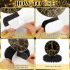 10 Pcs New Years Table Decorations 2026,Black and Gold Happy New Year 2026 Decorations for Table New Year Honeycomb Centerpieces for Party New Years Eve Party Supplies view 4