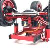 Parts For MN Model For MN168 For MN82 For MN78 D90 D91 D96 For MN99S 1/12 Metal Upgrade Steering Rod Servo Arm RC Car Parts(Red) view 2