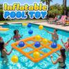 Pool Toys Games Set, Inflatable Pool Tic Tac Toe Toys with 10 Balls  Fun Pool Games for Kids, Teens & Adults  Pool Party Games (Orange) view 3