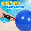 Pool Toys Games Set, Inflatable Pool Tic Tac Toe Toys with 10 Balls  Fun Pool Games for Kids, Teens & Adults  Pool Party Games (Orange) view 4