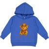 inktastic There's a New Sheriff in Town Teddy Bear Toddler Hoodie 2T Royal 46ef9 view 1