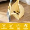 Mini Broom with Dustpan for Kids, Kids Dustpan Set Soft Fur Plastic Small Broom Little Toddler Little Housekeeping Helper Set (Yellow) view 4