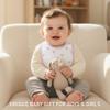 10 Pack Cotton Snap Bibs for Baby Boy Girl, Super Soft Drool Bibs for Teething and Feeding view 3