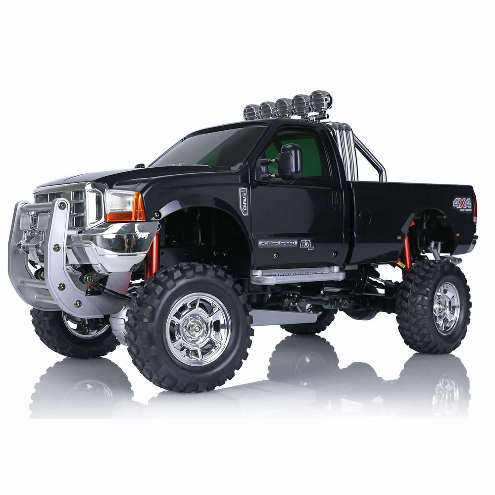 wheelfun HG 1/10 4 * 4 RC Pickup Truck P410 Rally Car Racing Crawler 2.4G Radio Motor ESC(Black), Hobby Grade Model for Ages 14+