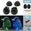 Monjita 3D Printed Dragon Egg Toy with Glow in The Dark, Articulated 3D Printed Animals Fidget, Hatchable Fantasy Easter Egg Gift for Kids & Adults, UV Light Reactive Dragon Figurine (Blue & Green) view 3