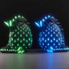 Monjita 3D Printed Dragon Egg Toy with Glow in The Dark, Articulated 3D Printed Animals Fidget, Hatchable Fantasy Easter Egg Gift for Kids & Adults, UV Light Reactive Dragon Figurine (Blue & Green) view 4