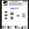Katran 4885 1/48 F-15EX Eagle II Exhaust Nozzles Engine F-110-GE-129 (Opened) for GWH view 2