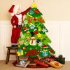 32 Pc Felt Christmas Tree for Toddlers, Felt Christmas Tree - Oversized 3D Felts Xmas Trees with Lights, DIY Holiday Decoration (5 Pcs) view 3