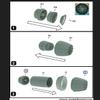 Katran 4884 1/48 F-15EX Eagle II Exhaust Nozzles Engine F-110-GE-129 (Closed) for GWH view 4