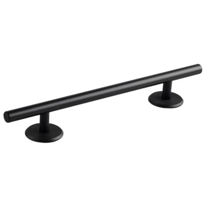 KiBcsLic Fingerboard Round Rail Finger Skateboard Rail Metal Games Finger Board Novelty Professional Prop Obstacle Rod, Black