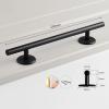 KiBcsLic Fingerboard Round Rail Finger Skateboard Rail Metal Games Finger Board Novelty Professional Prop Obstacle Rod, Black view 3
