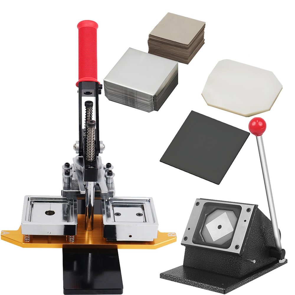 DowPie DIY Fridge Magnet Maker Kit, DIY Hd Photo Magnet Machine with 100 Pcs Consumables + Paper Cutter, Magnet Maker Machine for Making Refrigerator Magnets Cardboard-2.5 * 2.5in