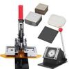 DowPie DIY Fridge Magnet Maker Kit, DIY Hd Photo Magnet Machine with 100 Pcs Consumables + Paper Cutter, Magnet Maker Machine for Making Refrigerator Magnets Cardboard-2.5 * 2.5in view 1