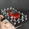 16pcs/Set 1/64 Diorama Car Model Showroom Fence Simulate Car Exhibition Props Scene Models view 3