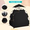 Blackout Tent for Pack and Play,Comfortable Sleep Tent,one Click Automatic Switch Slumber pod for Crib view 2