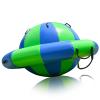 OZIS 6.5 x 3.6 FT Inflatable Dome Rocker Bouncer with 500W Electric Pump, 380 lbs Weight Capacity, 6 Handles, Giant Blow Up Rocking Ball for Garden, Outdoor & Water Play view 1