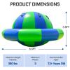 OZIS 6.5 x 3.6 FT Inflatable Dome Rocker Bouncer with 500W Electric Pump, 380 lbs Weight Capacity, 6 Handles, Giant Blow Up Rocking Ball for Garden, Outdoor & Water Play view 2
