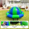 OZIS 6.5 x 3.6 FT Inflatable Dome Rocker Bouncer with 500W Electric Pump, 380 lbs Weight Capacity, 6 Handles, Giant Blow Up Rocking Ball for Garden, Outdoor & Water Play view 3