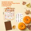 Levitatinyear Fall Bingo Game, Fall Harvest Games with 24 Players, Autumn Holiday Supplies Activities, Thanksgiving Party Favors for Adults Large Group view 2