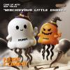 Yoedeha Halloween Wind Up ToysHalloween ToysCute Self - Moving Spooky Figure with Witch HatMini Interactive Dancing Crawling Funny Ghost, Clockwork Sliding Creative Toy view 2