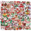 100PCS Christmas Stickers | Xmas Stickers Christmas Decorations Party Favors Gift Idea for Kids Teen Adult Accessories Party Favors Goodie Bags Stocking Stuffers Reindeer Snowman Winter Santa Claus view 1