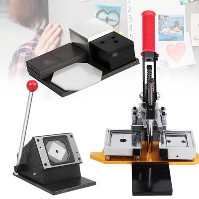 DowPie DIY Fridge Magnet Maker Kit, 2 X 2 Inch, with 1 Press Machine +1 Paper Cutter +100 Sets Consumables,Perfect for Birthdays Holidays Or Thoughtful Surprises 3.2 * 2.1inAcrylic