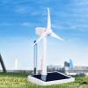 OLONETO DIY Solar Windmill Generator Model  Mini Renewable Energy Display Kit With Rotating Blades, Upgraded Solar Panel Power, Desk Decoration For Hobbyists(Short Rod  Large Panel) view 1