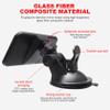 Baby Car Mirror, 360 Rotation Clear Heavy Duty Rear View Mirror with Suction, Baby Essentials to Observe & Keep Safe view 2