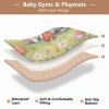 YETTASBIN Easter Bunny Baby Play Mat for Floor 50 x 50 Inch - Portable Soft Quilted Crawling Mat Waterproof Foldable Playpen Mat with Non-Slip Bakcing for Baby Infant Toddler Tummy Time view 4