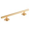 KiBcsLic Fingerboard Round Rail Finger Skateboard Rail Metal Games Finger Board Novelty Professional Prop Obstacle Rod, Gold view 2
