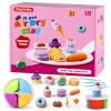 Air Dry Modeling Clay for Kids, 12 Dessert Crafts Model Magic, Clay Kits with Sculpting Tools & Tutorials, Safe & Non-Stick DIY Art Crafts, Toys Gift for Ages 3-12 Boys & Girls view 1