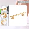 FytStycale Fingerboard Round Rail Obstacle Rod Gift Prop Parks Stainless Steel Novelty, Gold view 4
