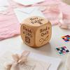 Quilters Dice, 6 Sided Wooden Dice with Engraved Quilting Tasks - Madicrio Quilting Tools & Sewing Notions for Crafters, Fun Gift for Quilters to Organize Stash & Finish UFOs (2 Pcs) view 4