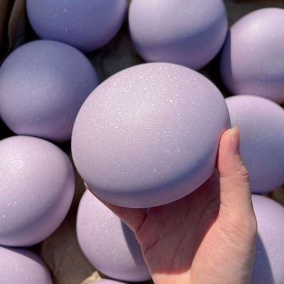 TIM CHESS Cheese Slow Rising Squishy, Soft Foam Stress Relief Toys for Anxiety & Fidgets, Cute Food Shape Squeeze Toys for Collection (Purple)