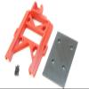 3DEXL Heavy Duty XL ESC Mount for Hobbywing MAX5 V3, G2, for X-Maxx 6s & 8s, Color: Red view 1