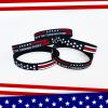 Flvkev Shooting Of Charlie Kirk Bracelet Turning Point Usa Flag Merch Bracelets (turning point black-30pcs) view 3