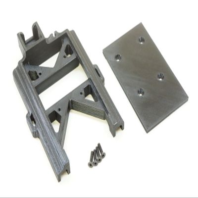 3DEXL Heavy Duty XL ESC Mount for Hobbywing MAX5 V3, G2, for X-Maxx 6s & 8s, Color: Black