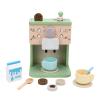 Alomejor Wooden Coffee Maker Toy, Play Kitchen Machine with Sounds and Lights for Kids Learning, Boys Girls Age 3 4 5 6 view 1