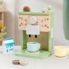 Alomejor Wooden Coffee Maker Toy, Play Kitchen Machine with Sounds and Lights for Kids Learning, Boys Girls Age 3 4 5 6 view 4