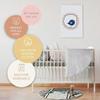 Byrd & Blume Round Baby Play Mat, Reversible Quilted Organic Cotton, Soft Circle Nursery Rug, Non Toxic, Foldable Portable, 40 Inch, Gray Stars/Solid Gray view 4