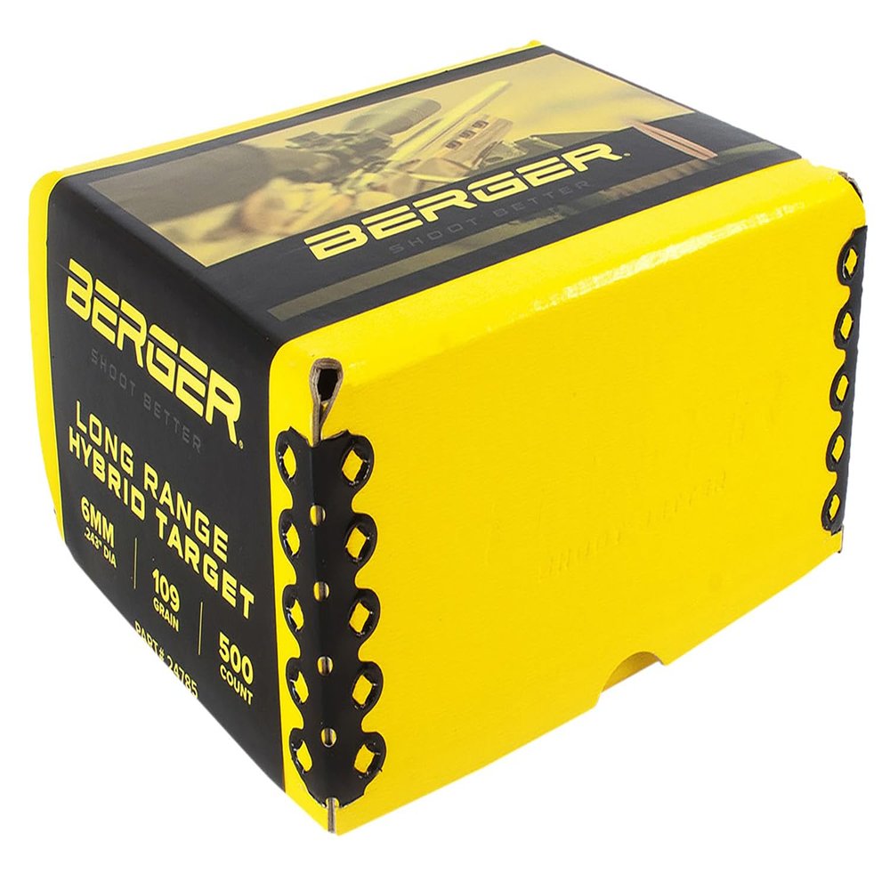 6MM 109 GR LR HYBRID TARGET 500ct BULLETS