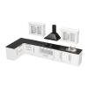 112: Cabinet, Modern Set, 7PCS Wooden Miniature Furniture with Working Doors and Drawers, Simulated Scene for Decoration view 1